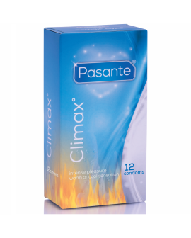 Pasante Climax Kondome - 6 Wärme- + 6 Kühleffekt, 12 Stück