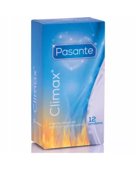 Pasante Climax Kondome - 6 Wärme- + 6 Kühleffekt, 12 Stück