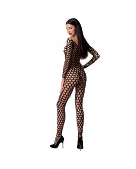 PASSION - WOMAN BS077 BODYSTOCKING EINE GRÖSSE SCHWARZ