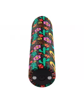 CUSTOM BULLETS - FLORAL RECHARGEABLE BULLET 10 INTENSITIES