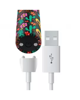 CUSTOM BULLETS - FLORAL RECHARGEABLE BULLET 10 INTENSITIES