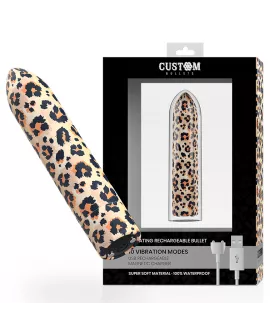 CUSTOM BULLETS - RECHARGEABLE BULLET LEOPARD 10 INTENSITIES