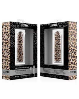 CUSTOM BULLETS - RECHARGEABLE BULLET LEOPARD 10 INTENSITIES