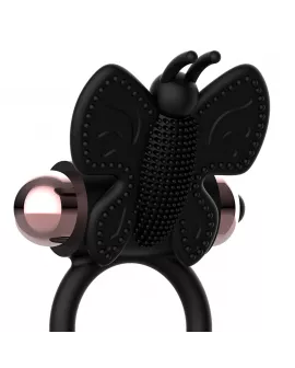 COQUETTE CHIC DESIRE - COCKRING SCHMETTERLING MIT VIBRATOR SCHWARZ/ GOLD
