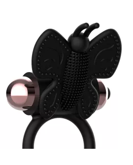 Coquette Chic Desire - Cockring Schmetterling Vibrator Schwarz/Gold