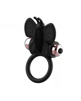 COQUETTE CHIC DESIRE - COCKRING SCHMETTERLING MIT VIBRATOR SCHWARZ/ GOLD