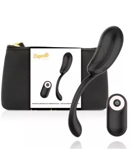 Coquette Chic Desire - Vibrations-Ei Fernbedienung Schwarz/Gold