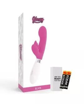Glossy Kaninchen Elvis - Rosa Erotik-Vibrator