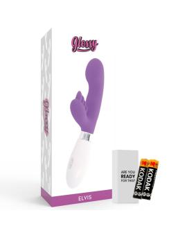 Glossy - Kaninchen Elvis Lila Vibrator für Erotik
