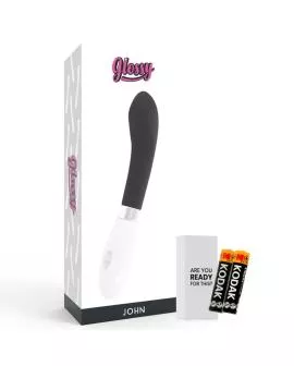 Glossy John Vibrator in Schwarz - Erotik Spielzeug