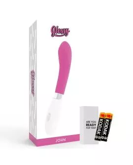 Glossy John Vibrator Rosa - Erotik Toy