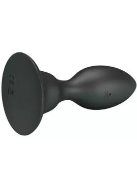 MR Play Analstecker mit Vibration - Schwarze Fernbedienung