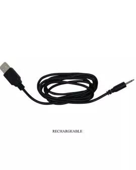 MR Play - Wiederaufladbarer Schwarzer Vibrator Analsplug