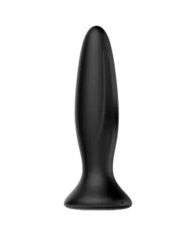 MR Play - Wiederaufladbarer Schwarzer Vibrator Analsplug