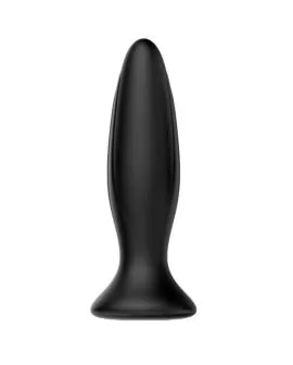 MR Play - Wiederaufladbarer Schwarzer Vibrator Analsplug