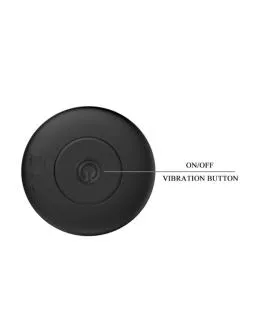 MR Play - Wiederaufladbarer Schwarzer Vibrator Analsplug