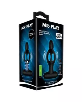 MR Play Silikon Analsplug mit Vibration - Erotik Toy