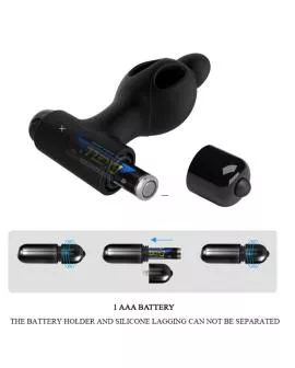 MR Play Silikon Analsplug mit Vibration - Erotik Toy