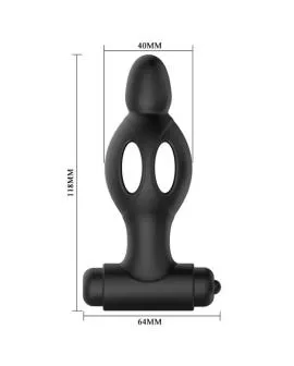 MR Play Silikon Analsplug mit Vibration - Erotik Toy