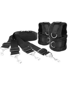 DARKNESS Bettband-Set - Erotisches Fesselset