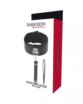 DARKNESS Gefütterte Halskette mit Titan-Kette