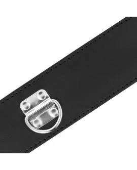 DARKNESS - BDSM-HALSBAND MIT SCHWARZEM SCHLOSS