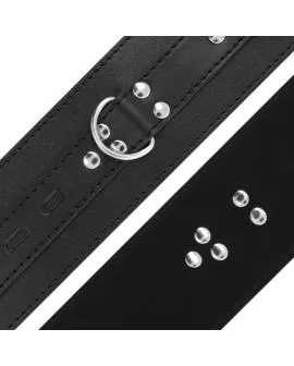 Erotische Handschellen - Darkness aus Schwarzem Leder