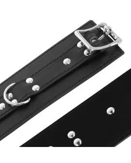 Erotische Handschellen - Darkness aus Schwarzem Leder