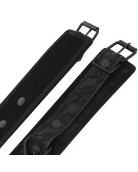 DARKNESS - LUXUS-BDSM-HANDSCHELLEN IN SCHWARZ