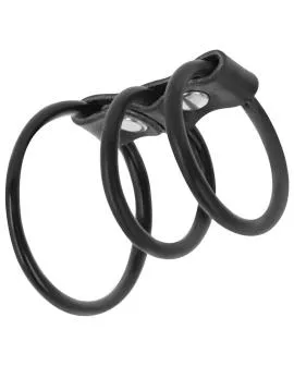 DARKNESS - Set aus 3 flexiblen Penisringen