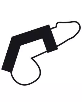Darkness - Verstellbarer Penis- und Hodenring aus Leder