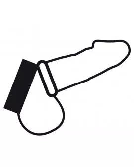 DARKNESS Metallring für Penis und Hoden - Erotik