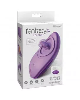 FANTASY FOR HER - IHRE SILIKON-SPASS-ZUNGE LILA