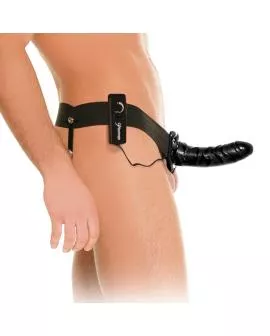 Fetish Fantasy Series - Vibrierender Hohl-Strap-On Schwarz