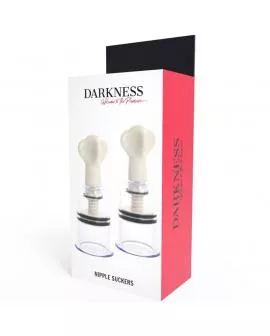 DARKNESS Transparente Nipplesauger - 5 cm Durchmesser