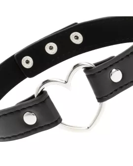 Coquette Chic Desire - Vegane Leder-Halskette Herz