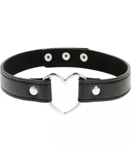 Coquette Chic Desire - Vegane Leder-Halskette Herz