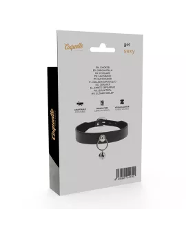 Coquette Chic Desire - Vegane Leder-Halskette Rassel Damen