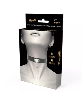 COQUETTE CHIC DESIRE - HALSKETTE AUS VEGANEM LEDER FETISCH-ACCESSOIRE