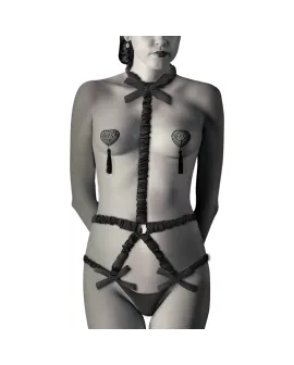 Coquette Chic Desire - Dessous-Set mit Deluxe-Nippelabdeckungen
