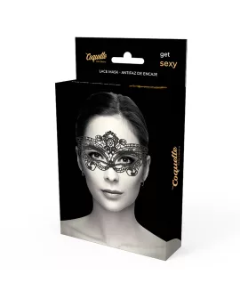 COQUETTE CHIC DESIRE - FEINE SCHWARZE SPITZENMASKE