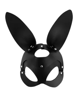 Coquette Chic Desire - Vegane Leder-Maske mit Hasenohren