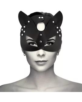 Coquette Chic Desire - Vegane Leder-Maske mit Katzenohren