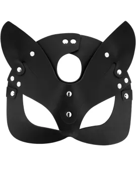 Coquette Chic Desire - Vegane Leder-Maske mit Katzenohren