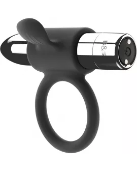 BLACK&SILVER - CAMERON WIEDERAUFLADBARER RING SILBER