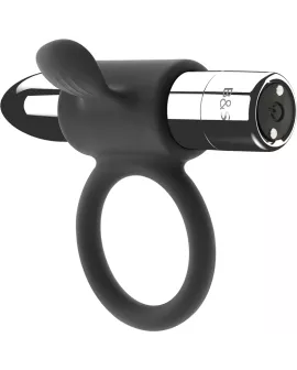 BLACK&SILVER - CAMERON WIEDERAUFLADBARER RING SILBER