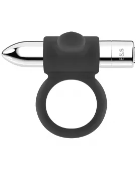 BLACK&SILVER - CAMERON WIEDERAUFLADBARER RING SILBER