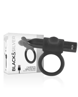 BLACK&SILVER - CAMERON SCHWARZ WIEDERAUFLADBARER RING