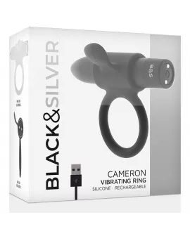 BLACK&SILVER - CAMERON SCHWARZ WIEDERAUFLADBARER RING