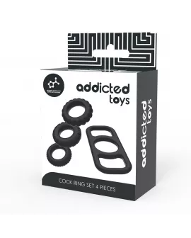ADDICTED TOYS - COCK RING SET 4 STÜCK